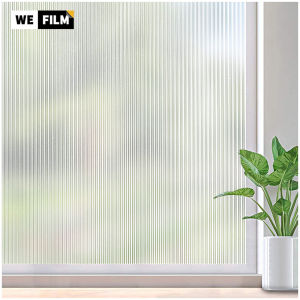 WEFILM Privacy Window Film Frosted Glass Sticker for Home Office Static Anti-UV Window Paper Decorative Window Covering