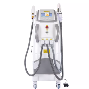 Multifunction Beauty Machine 4 IN 1 E-light IPL OPT Hair Removal And Pico Laser Carbon Peeling Machine For Removing Spots Acne And Tattoos