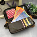 Lee Jeep Camel Long Zip Leather Wallet Genuine Cow Leather Purse Dompet Kulit Panjang. 