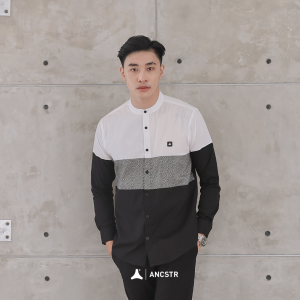 ANCSTR Kemeja Pria Shanghai Aplikasi Motif Premium - Inside