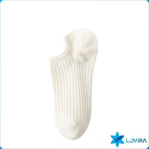 LoviRa Ladies Socks Cotton Japanese Style Plain Color Breathable and Comfortable Ankle Socks