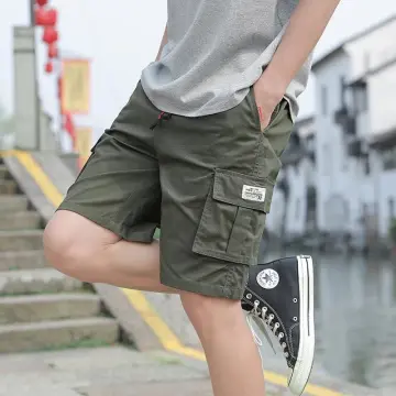 Shop Men 5 Pocket Denim Cargo Shorts online Lazada .ph