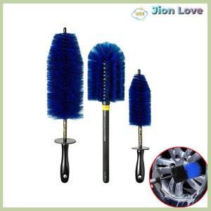 Jion Love 1 3PCS Car Care Soft Bristle Car Wheel Rim Tire Cleaning Brush Cleaner Non Scratch Car Detailing Washing Tool