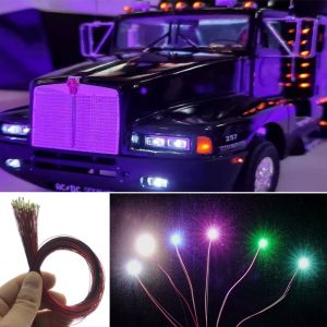 CANICECA 5pcs DIY Materials Figurines Building Blocks Wires 0603 Multicolors Led SMD Wires High Quality Red Black Line For Model Train