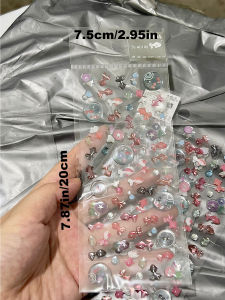 Ohaya  |Gilded Goldfish Stickers 3d Crystal Epoxy Stickers diy Handbook Diary Decorative Stickers Stickers