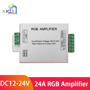 DC12V-24V LED RGBW/RGB khuếch đại 12A 24A 30A 3CH 4CH đầu ra RGBW/dải Led RGB ánh sáng điện Repeater Bộ điều khiển máy chơi game