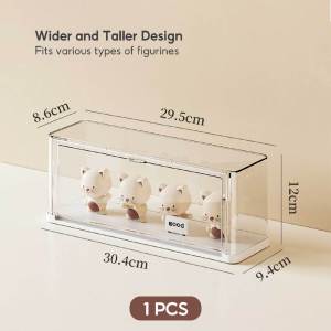 Popmart Display Box Stackable Acrylic Display Case for Figurine Display Case Blind Box Display Box