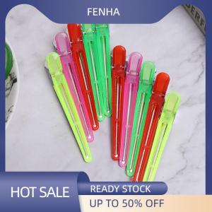 FENHA 10Pcs Salon Hairpins Dedicated Section Grip Hair Clip Plastic Hairdressing Hair