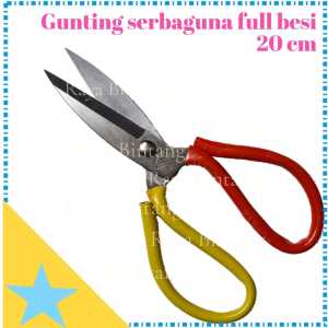 Gunting popeye kodok 8 inci besi kain kulit seng garment serbaguna