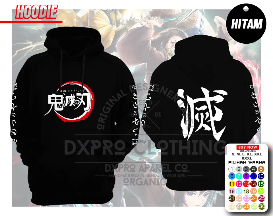 SWEATER JAKET HOODIE KIMETSU NO YAIBA DEMON SLAYER JAKET HOODIE
