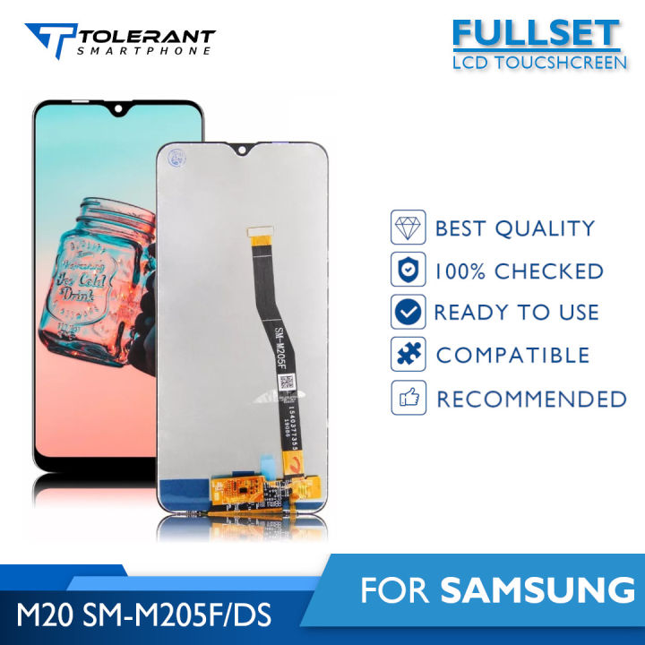 LCD LAYAR TAMPILAN SAMSUNG M20 SM-M205F SM-M205FN SM-M205G SM
