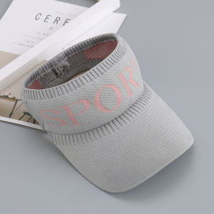 SHOPHOME - Topi Olahraga Sport Sun Visor Bahan Katun Wanita Korea Zumba Senam Aerobik Golf HAT01