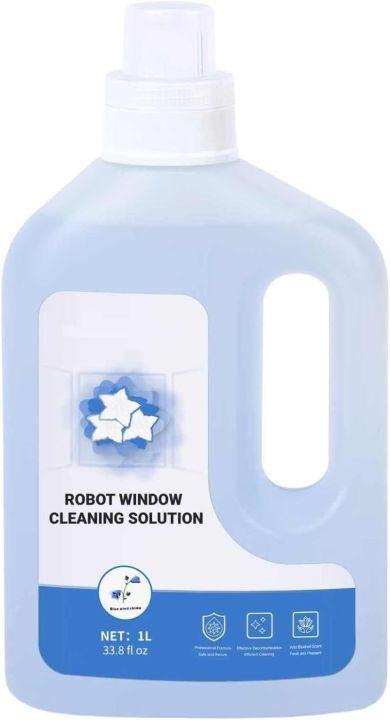 Window Cleaner 1L, Cleaning Solution Compatible with ECOVACS Winbot W1 ...