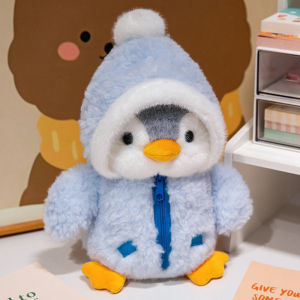 Happy Everyday.you Penguin Plush Toy Soft Stuffed Animal Doll PP Cotton Baby Sleep Pillow Kids Birthday Gift
