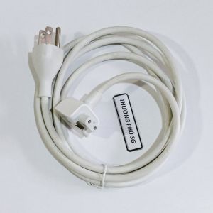 Cáp nguồn Adapter 2 lỏ tròn khe gắn âm (Dùng cho Adapter máy Laptop Quả Táo)