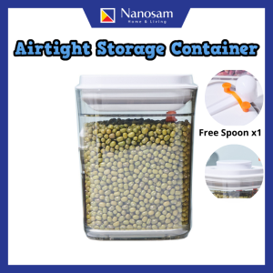 Food Sealed Box One Press Button Airtight Container Milk Powder Food Jar Storage Bekas Kedap Udara Susu Tepung 密封罐 奶粉收纳盒