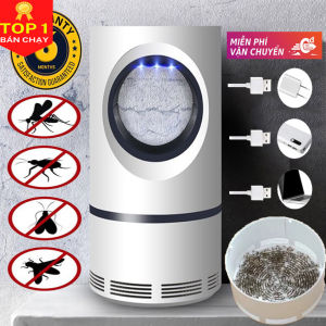 Đèn bắt muỗi điện quang thông minh - Máy bắt muỗi và diệt côn trùng quang điện tử tháp tròn điện quang kiêm đèn ngủ - Diệt muỗi sinh học laz police