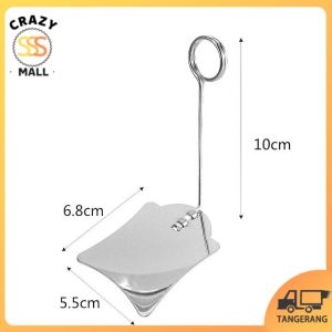 Price Name Tag Standing Display Holder Stand Card Holder Tiang Nomer Meja Price Tag Stand Untuk Toko Roti 5CM 7.5CM 10CM