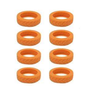 Upgrades Quiet Rubber Wheel Covers Luggage Wheel Protectors Noise Reductions Strong Luggage Accessories for Suitcases