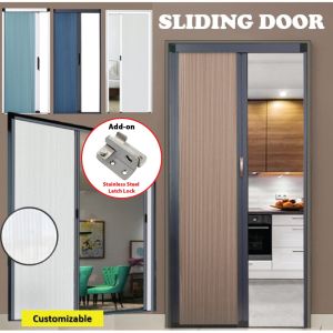 Folding Door Window Screen Customise Interior Restroom Bathroom Office Separator Door Replacement