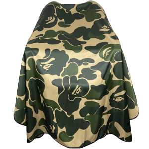 Barber Hairdresser Camouflage Aprons Antistatic Hairdresser Apron Barbershop Waterproof Aprons Shawl
