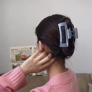 Chic Fashion Girls Acrylic Shower Crab Clamps Big Hair Claws Clips Shark Clip