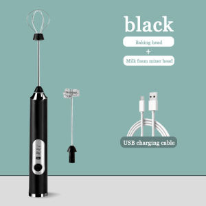 Wireless Mini Handheld Electric Egg Beater Portable Mixer for Kitchen Use Egg Whisk & Milk Frother