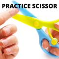 Safety Scissor Practice Scissor for Kids Plastic Safety Scissor. 