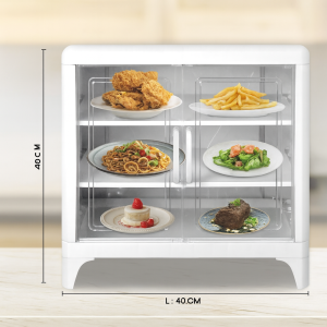 Rak Piring Plastik Naiba Nandos untuk Tempat Penyimpanan Makanan Bistro Food Cabinet