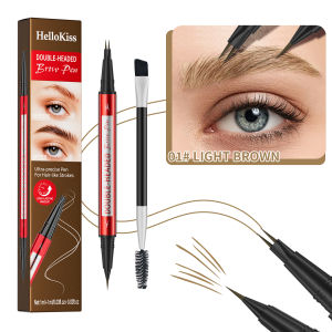 Ultra Fine Eyebrow Pen Long Last Smudge Proof Waterproof Sweat-Proof High Pigmented Easy Applying Liquid Eyeliner Pencil