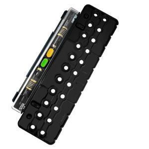 LINSBAYWU Lỗ thẳng Máy định vị khoan gỗ Định vị Phần cứng Dụng cụ đục lỗ dẫn hướng khoan Tự định tâm Khoan dọc Mẫu khoan lỗ để đục lỗ