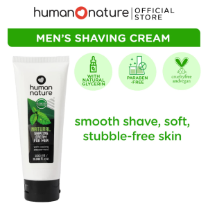 Best Seller NATURAL SHAVING CREAM FOR MEN 100ml | Helps Razor Glide Smoothly Over Skin | Keeps Skin Moisturized During and After Shaving | Helps Reduce Post-Shave Dryness | Rich Creamy Lather for Comfortable Shave | Vegan and Paraben-Free | Soothes Skin.