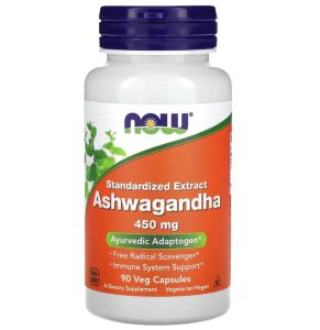 Now Foods Ashwagandha 450 mg 90 Veg Capsules