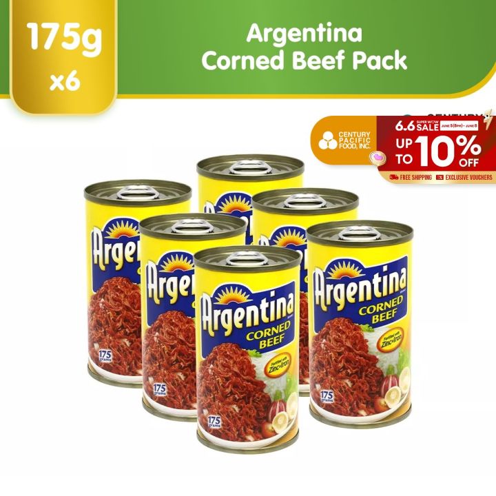 Argentina Corned Beef 175g Pack of 6