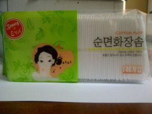 MỘT gối bông tẩy trang cao cấp Beauty & Eva Hàn Quốc 140 miếng/gói