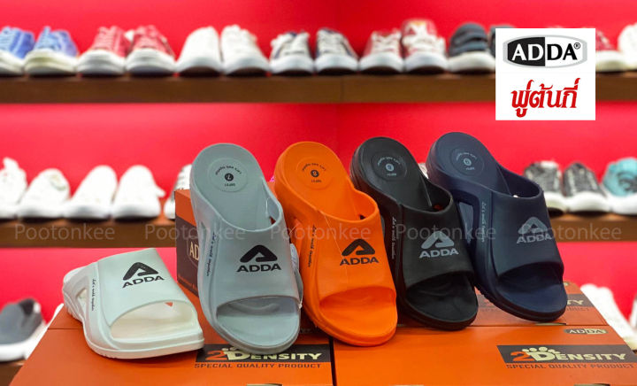 ADDA รองเท้าแตะ แอ๊ดด้า รองเท้าแตะแบบสวม รุ่น 58F01 (ไซส์ 7-10 ...
