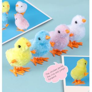 Laciola Mainan Simulasi Anak Ayam Berjalan Bulu Halus Aman Tanpa Baterai