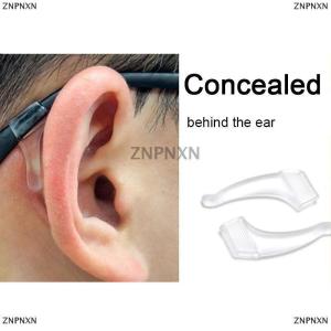 [COD] ZNPNXN ปลายตะขอเกี่ยวแว่นตากันลื่น1คู่อุปกรณ์เสริมกรอบแว่นตากรอบแว่นตาซิลิโคนสำหรับวัด