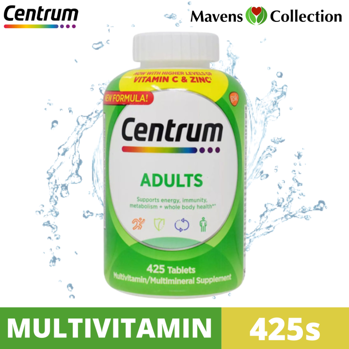 Centrum Adults Multivitamin/Multimineral Supplement 425 Tablets by