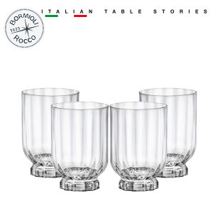 Bộ 4 ly thủy tinh cao cấp Florian DOF 375ml - Bormioli Rocco - Italy