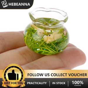 hebeanna 1:12 Bowl For Fish Tank Dollhouse Miniature 1/12 Decor Accessories