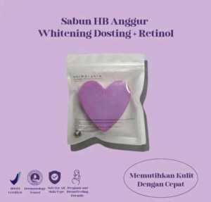 Sabun HB anggur whitening dosting + retinol Shimaiskin Sabun Love
