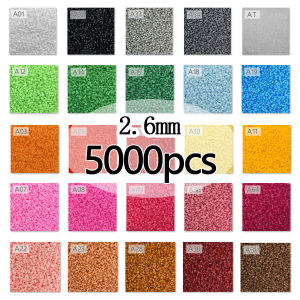 5000pcs/bag 2.6mm Hama Beads Kids Fun Craft DIY Handmaking Fuse Perler PUPUKOU Beads Creative Intelligence Educational Toys h260820