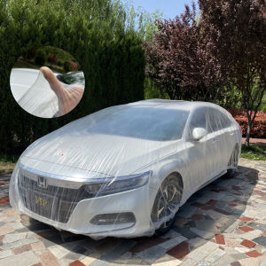 Cover Mobil  Sarung Body Mobil  Waterproof Outdoor Plastik Transparan Tebal Anti Debu Penutup Mobil Pelindung Mobil 4.8X7.5M/3.8X6.6M