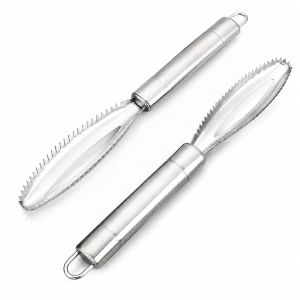 5Pcs Fish Scale Scraper Fish Scale Remover For Fish Scale Fast Remove Kitchen Tool