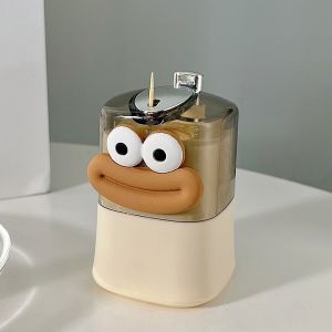 Automatic Pop-up Toothpick Box Dining Room Press-type Toothpick Holder Table Decoration Creative Toothpick Storage Box
