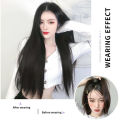 2 Colors Straight Hair Wig Long Straight 70cm Hair Wig Piece Extension Simulated Hair Wig For Women Cosplay Party Wig 假发. 