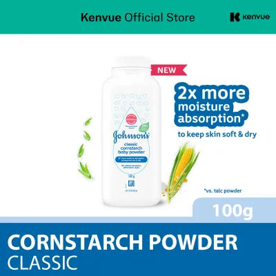 Johnsons Baby Corn Starch Powder Classic 100g