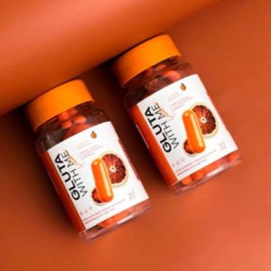【จัดส่งวันนี้】[ 1แถม1] GLUTA WITH ME กลูต้าส้มเลือด กลูต้าวิตมี & ไฮยาวิตซี HYA VIT C ผิวขาวกระจ่างใส ผิวอิ่มน้ำ อิ่มฟู ไม่แห้งกร้าน