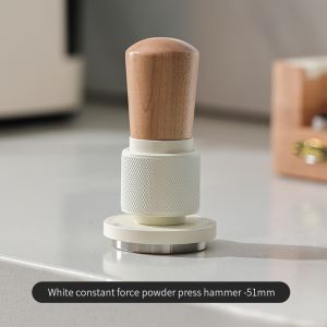 BINCOO Coffee Tamper Set Impact Hammer Espresso Constant 30lb Press Hammer Set Coffee Machine Accessories 51MM/58MM